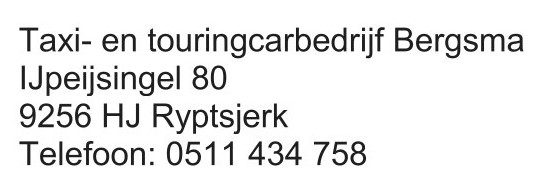 Taxi Bergsma